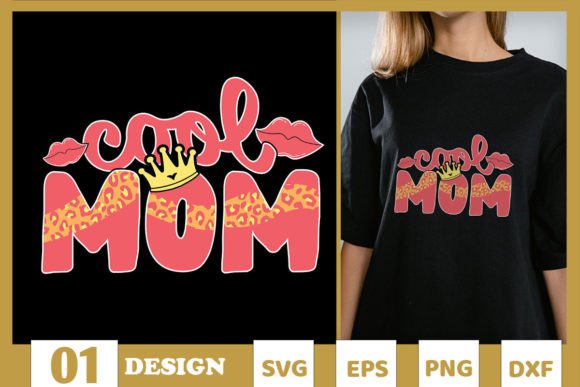 Cool Mom Leopard Mother’s Day SVG