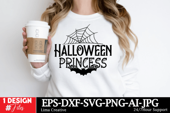 Halloween Princess SVG Cut File