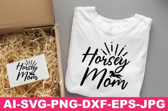 Horsey Mom Western Svg Png Design