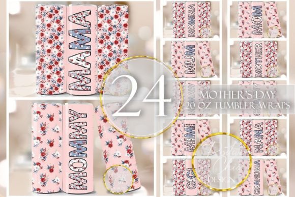 Mother’s Day Tumbler Wrap Floral Bundle