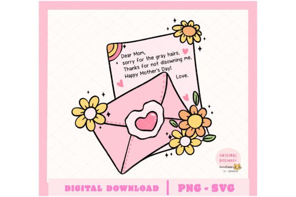 Retro Mothers Day SVG Mom Appreciation