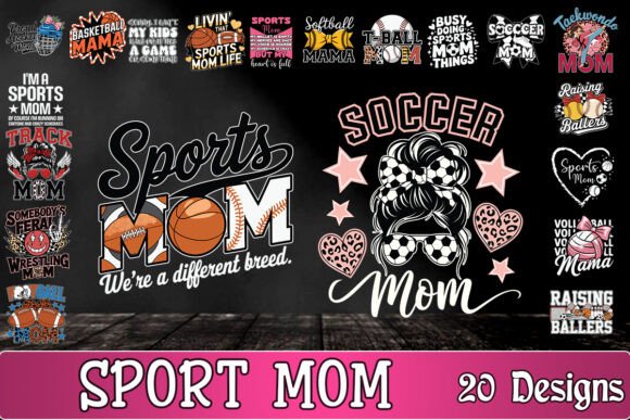 Sport Mom SVG Bundle