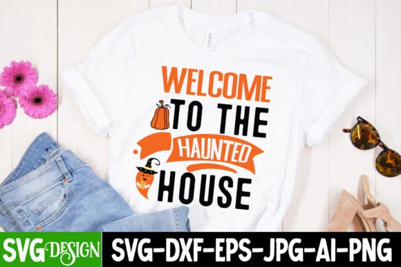 Welcome to the Haunted House SVG Design